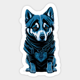 Kawaii Sci Fi Cartoon Dog Design Sticker